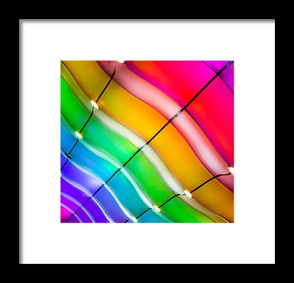 Color Abstracts Framed Print featuring the photograph Inhaling Love by Karen Wiles