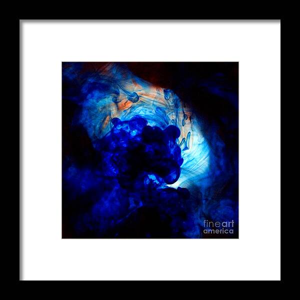 Ink Framed Print featuring the photograph Ink Swirls 002 by Clayton Bastiani