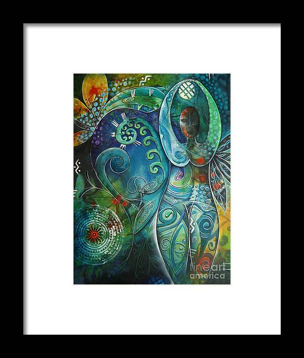 Goddess Framed Print featuring the painting Inner Goddess by Reina Cottier by Reina Cottier