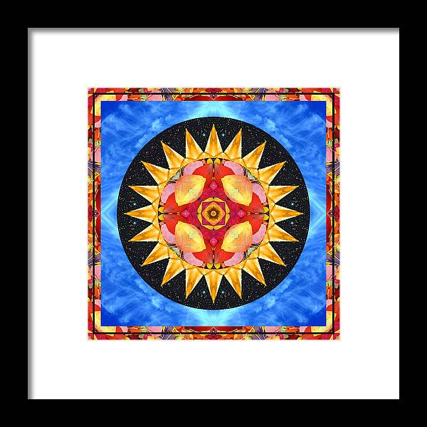 Yoga Art Framed Print featuring the photograph Inner Sun by Bell And Todd