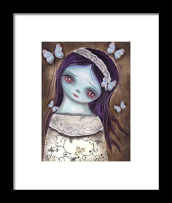 Innocence Framed Print featuring the painting Innocence by Abril Andrade