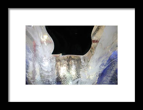 Abstract Framed Print featuring the digital art Inside the Carwash by Kathleen Illes
