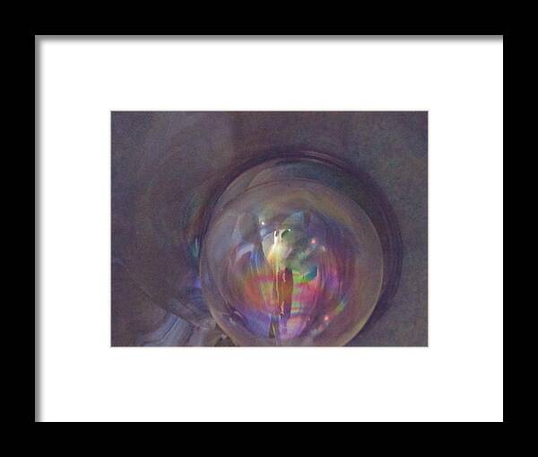 Fifth Dimension Framed Print featuring the photograph Inside the Fifth Dimension by Sharon Ackley