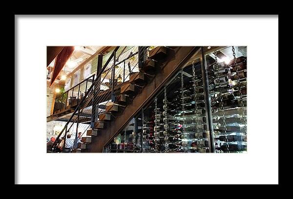 Ulele Framed Print featuring the photograph Inside Ulele the Wine Storage by Judy Wanamaker