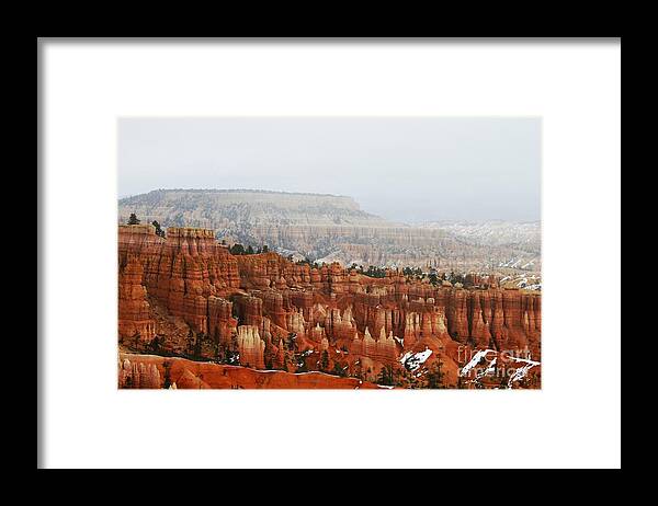 Utah-scenic-american-landscape Framed Print featuring the photograph Inspiration Point by Scott Cameron