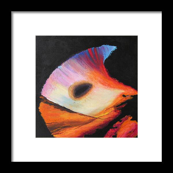 Abstract Framed Print featuring the painting Inspire Two by Stan Hamilton