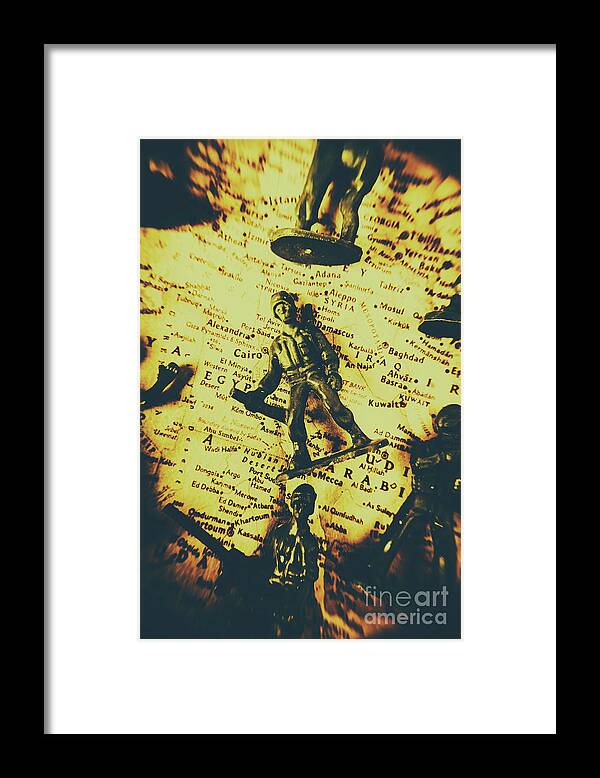 Battle Framed Print featuring the photograph Interventionism by Jorgo Photography