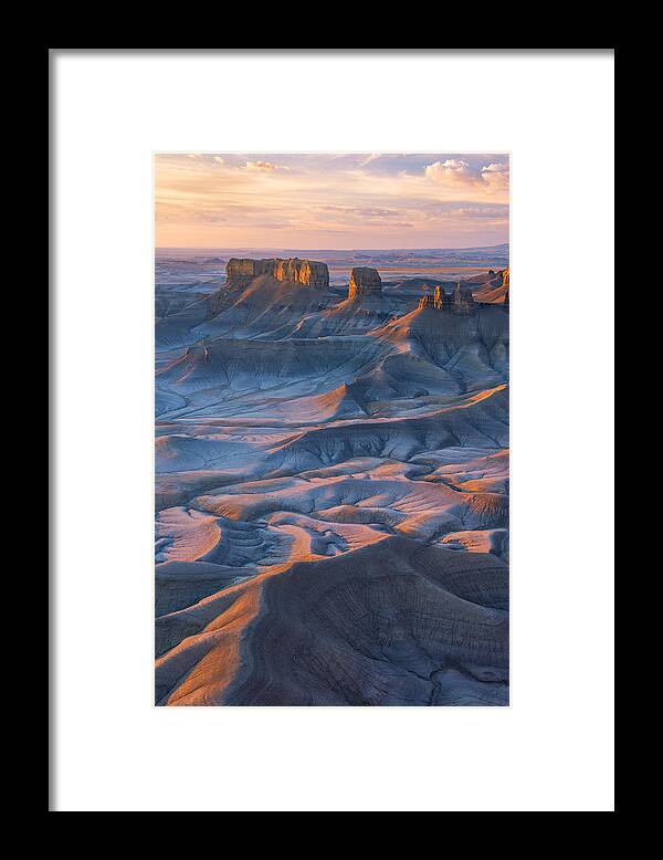 Utah Framed Print featuring the photograph Into the Badlands by Dustin LeFevre