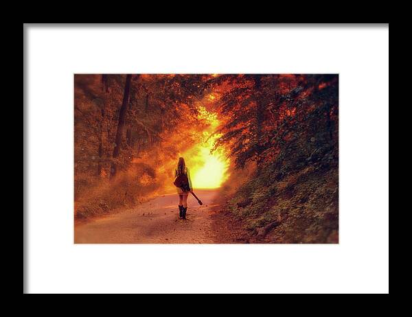 Musician Framed Print featuring the photograph Into the light by Lilia D