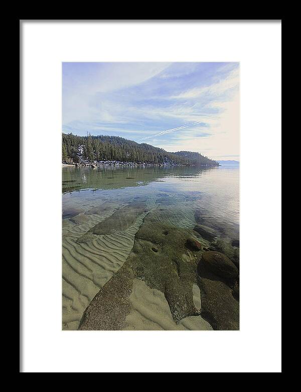 Lake Tahoe Framed Print featuring the photograph Into The Mystic by Sean Sarsfield