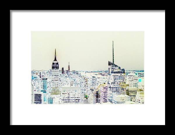 New York Framed Print featuring the photograph Inversion Layer by Alex Lapidus