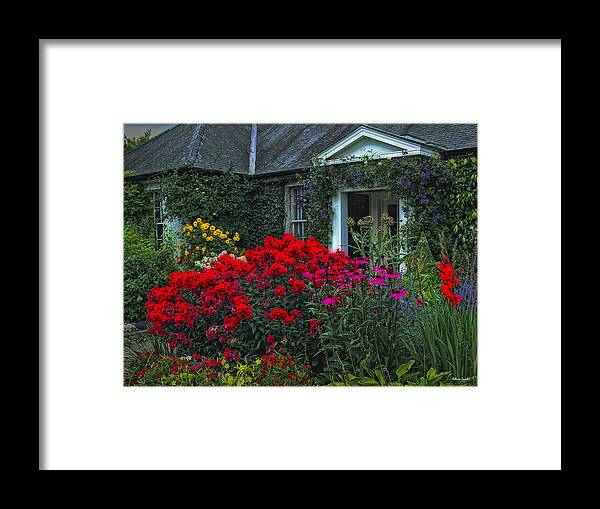 Canon Framed Print featuring the photograph Irish Cottage by Rebecca Samler
