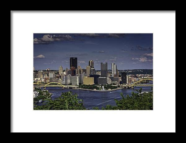 Pittsburgh Framed Print featuring the photograph Iron City Skyline by Rick Berk