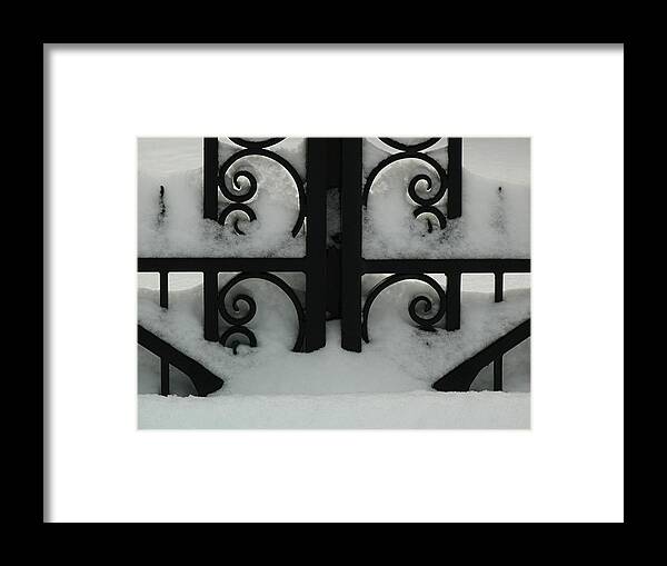 Gate Framed Print featuring the photograph Iron Gate by Juergen Roth