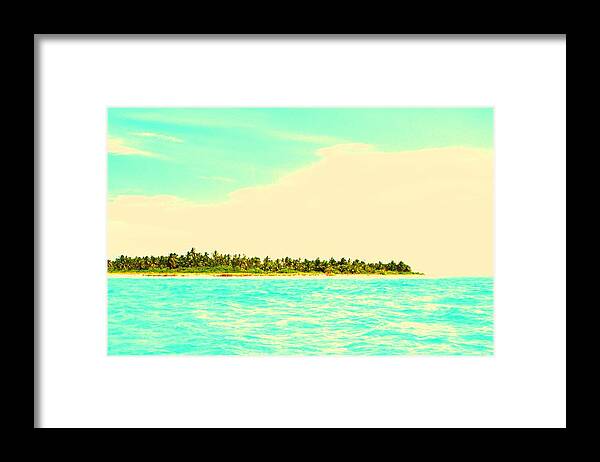 Orange Framed Print featuring the photograph Island 7 by Frederick Lyle Morris - Disabled Veteran