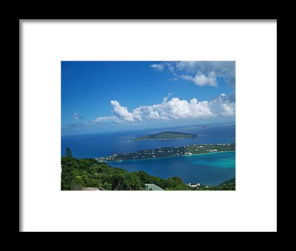 Island Framed Print featuring the photograph Islands from the Island by Nancy Graham