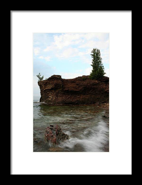 Isle Jut Motion Framed Print featuring the photograph Isle Jut Motion by Dylan Punke