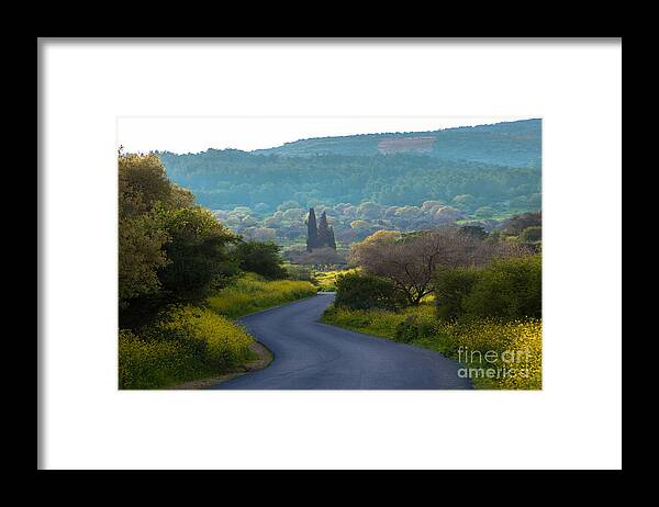 Israel Countryside Framed Print featuring the photograph Israel Countryside by Nir Ben-Yosef