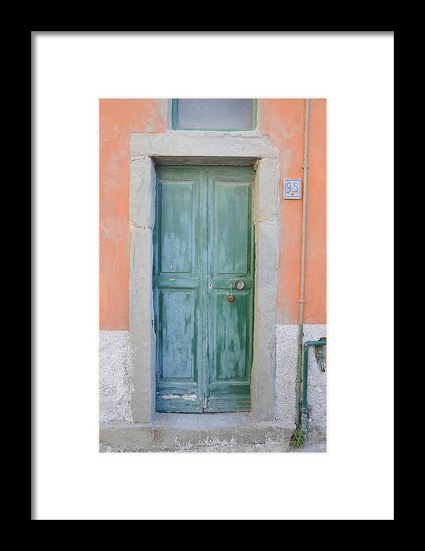 Europe Framed Print featuring the photograph Italy - Door Five by Jim Benest