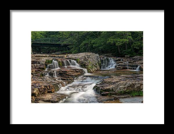 Photograph Framed Print featuring the photograph Jackson Falls by Cindy Lark Hartman