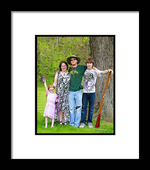  Framed Print featuring the photograph Janelle and Family 2015 by PJQandFriends Photography