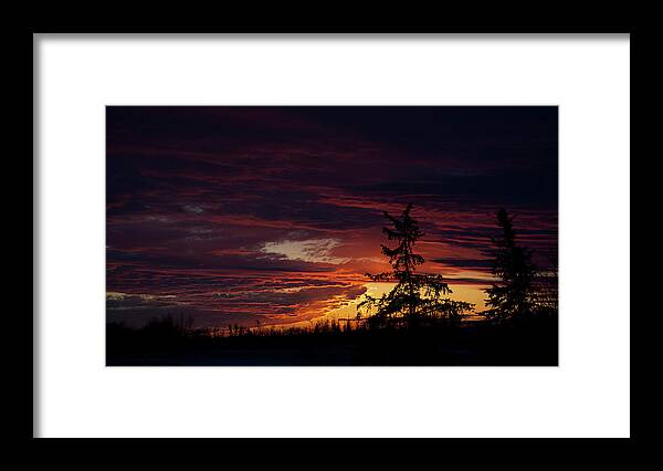 Sunrise Framed Print featuring the photograph January Sunrise by Ellery Russell