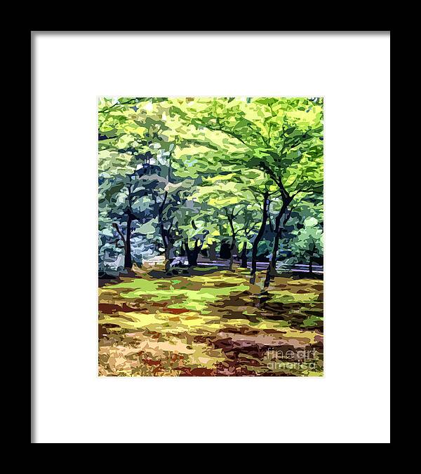 Forest Framed Print featuring the photograph Japanese Forest 1 by Stefan H Unger