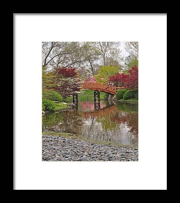 Japanese Garden Framed Print featuring the photograph Japanese Garden 5 by Marty Koch