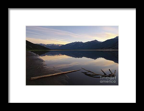 Jasper National Park Framed Print featuring the photograph Jasper Lake 2017 by Shannon Carson