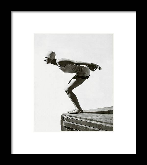Fashion Framed Print featuring the photograph Jean Patou Swimwear by George Hoyningen-Huene