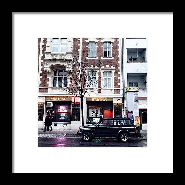 Igerberlin Framed Print featuring the photograph Jeep Cherokee Limited

#berlin #mitte by Berlinspotting BrlnSpttng