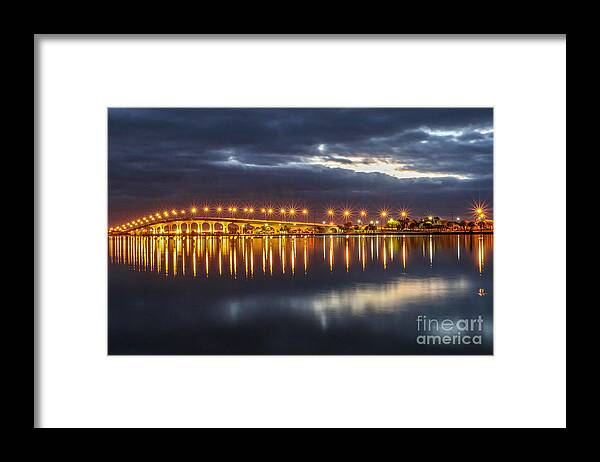 Bridge Framed Print featuring the photograph Jensen Beach Causeway #5 by Tom Claud