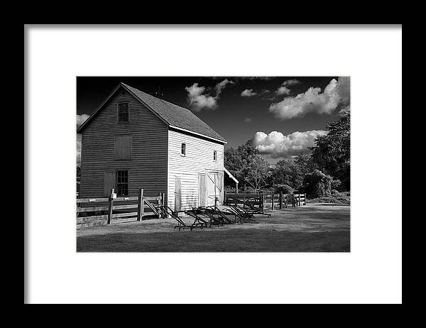 Barn Framed Print featuring the photograph Jersey Barn by Seth Love