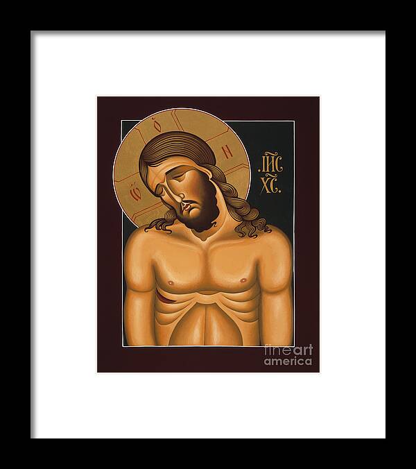 Jesus Christ Extreme Humility Framed Print featuring the painting Jesus Christ Extreme Humility 036 by William Hart McNichols