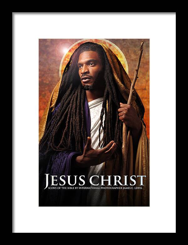  Framed Print featuring the photograph Jesus Christ by Icons Of The Bible