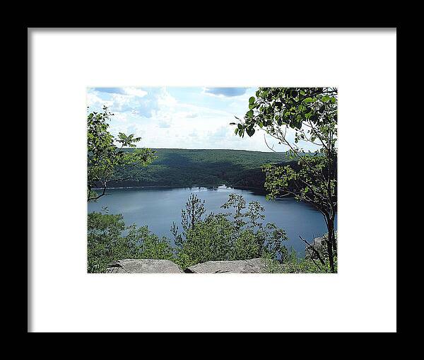 Jesus Framed Print featuring the photograph Jesus is our Rock by Terence McSorley