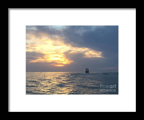 Jesus Framed Print featuring the photograph Watching Over the Inlet by LeeAnn Kendall