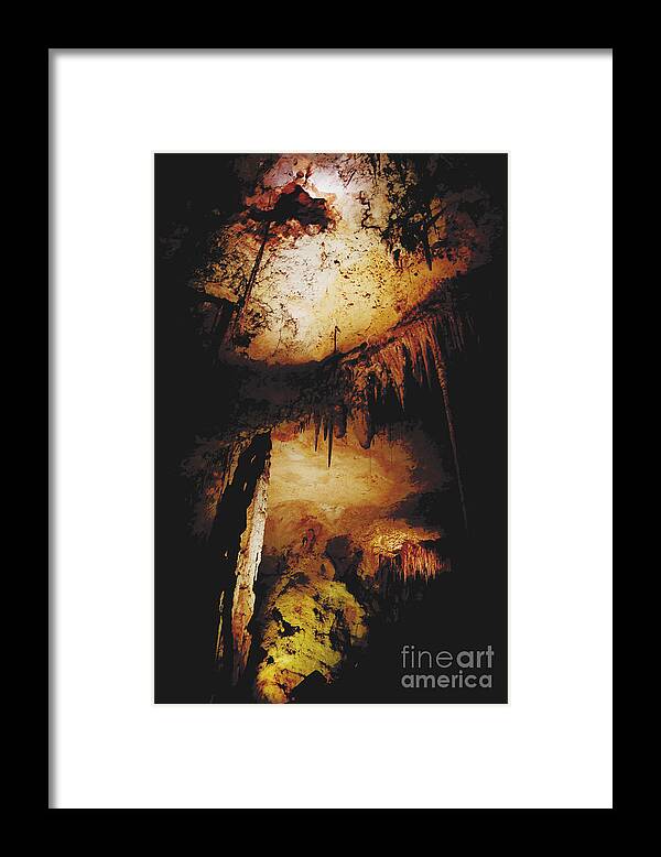 Jewel Cave Framed Print featuring the photograph Jewel Cave V by Cassandra Buckley