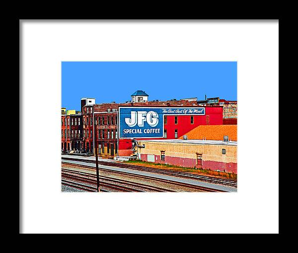 Coffee Framed Print featuring the photograph JFG Coffee by Steven Michael