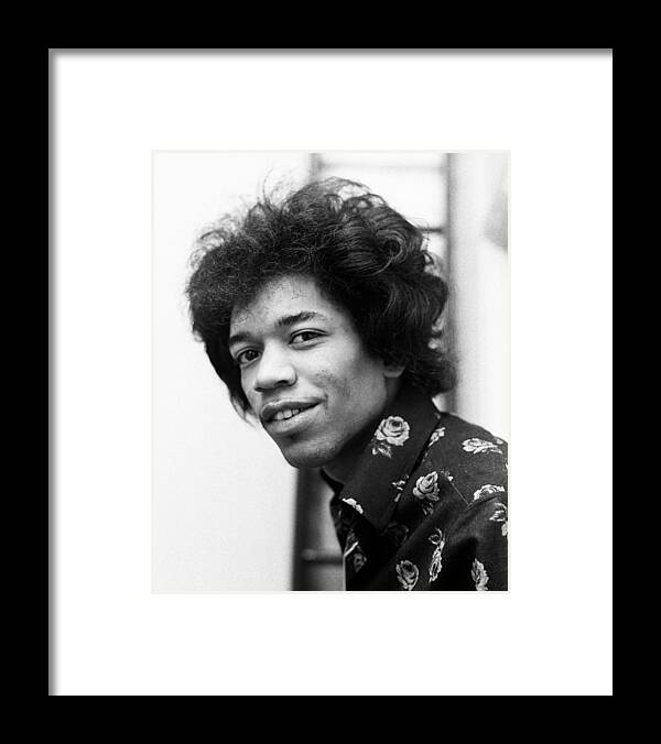 Jimi Hendrix Framed Print featuring the photograph Jimi Hendrix 1966 by Chris Walter