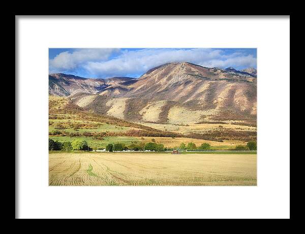 Wellsville Framed Print featuring the photograph Job Complete by Donna Kennedy