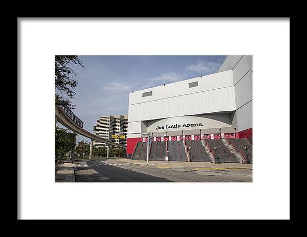 Joe Louis Framed Print featuring the photograph Joe Louis Arena by John McGraw