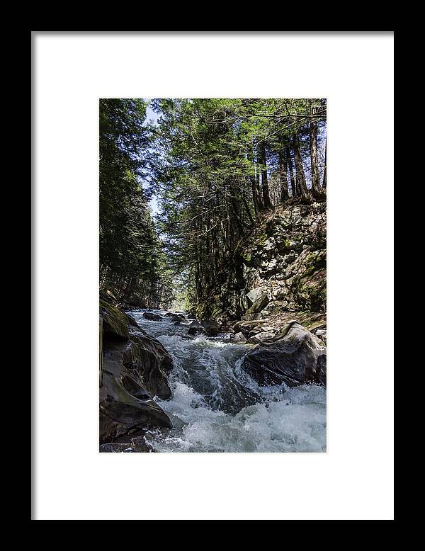Rapids Framed Print featuring the photograph Joe's Brook by Tim Kirchoff