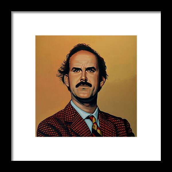 John Cleese Framed Print featuring the painting John Cleese by Paul Meijering