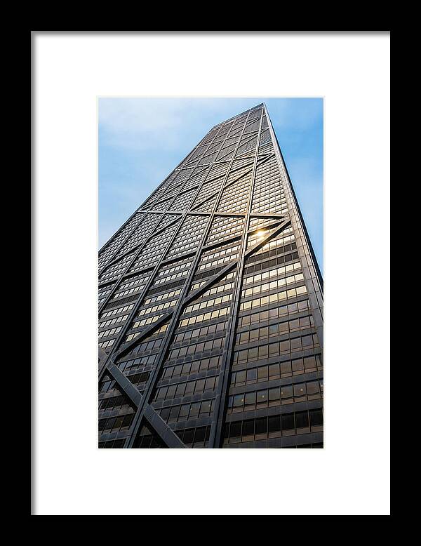John Framed Print featuring the photograph John Hancock Center Chicago by Steve Gadomski