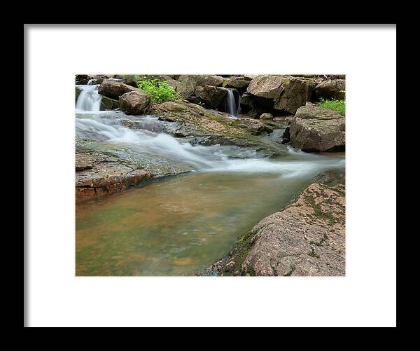 Acadia National Park Framed Print featuring the photograph Jordan Stream by Holly Ross