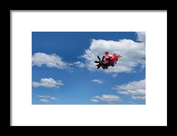 Toy Framed Print featuring the photograph Jouet Escadrille - 2 by Lin Grosvenor