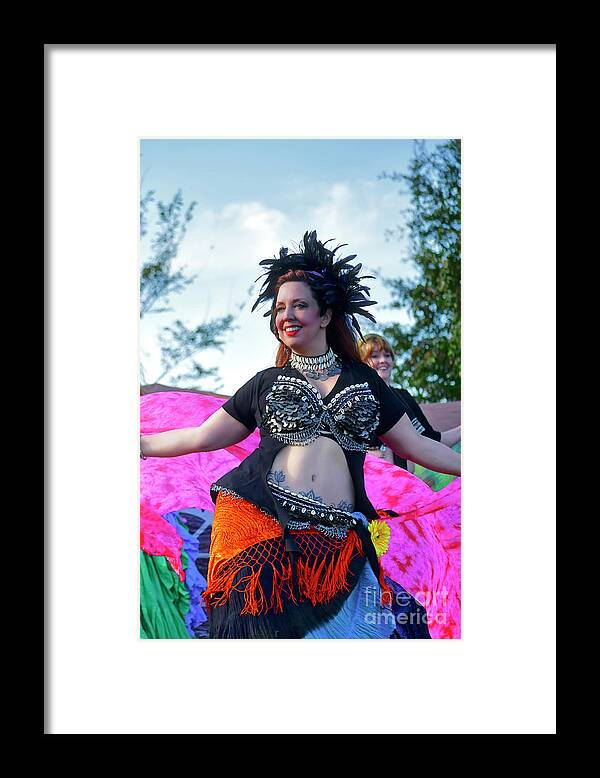 Belly Dancer Framed Print featuring the photograph Joyous Spirit by Kathy Baccari