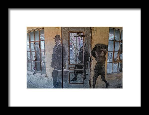 Jersey City New Jersey Framed Print featuring the photograph JR In The Hallway by Tom Singleton
