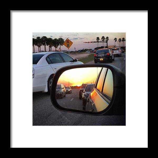 Juansilvaphotos Framed Print featuring the photograph #juansilvaphotos #photography Sunset On by Juan Silva